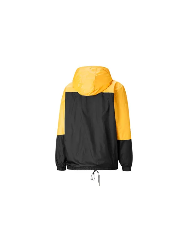 Куртка mvp windbreaker drawstring hooded woven jacket yellow Puma — изображение 2 из 3, желтый