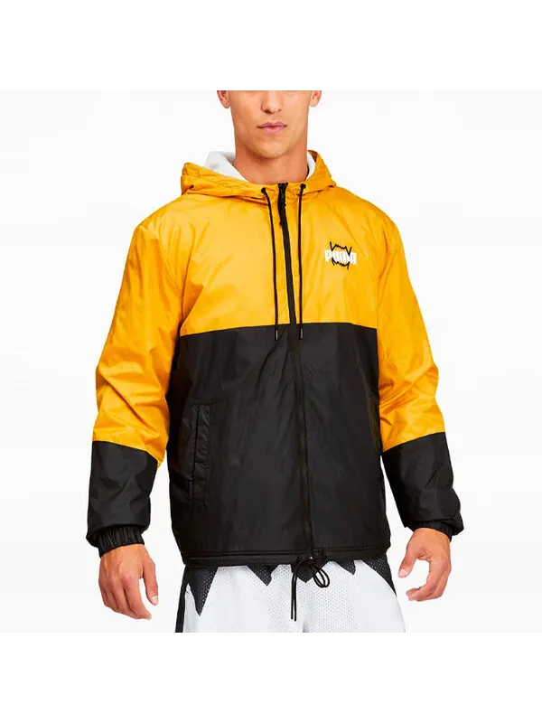 Куртка mvp windbreaker drawstring hooded woven jacket yellow Puma — изображение 3 из 3, желтый