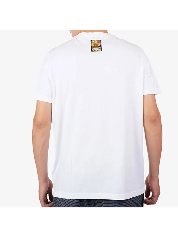 Футболка x britto t-shirt 'white black' Puma — изображение 4 из 4, белый/черный
