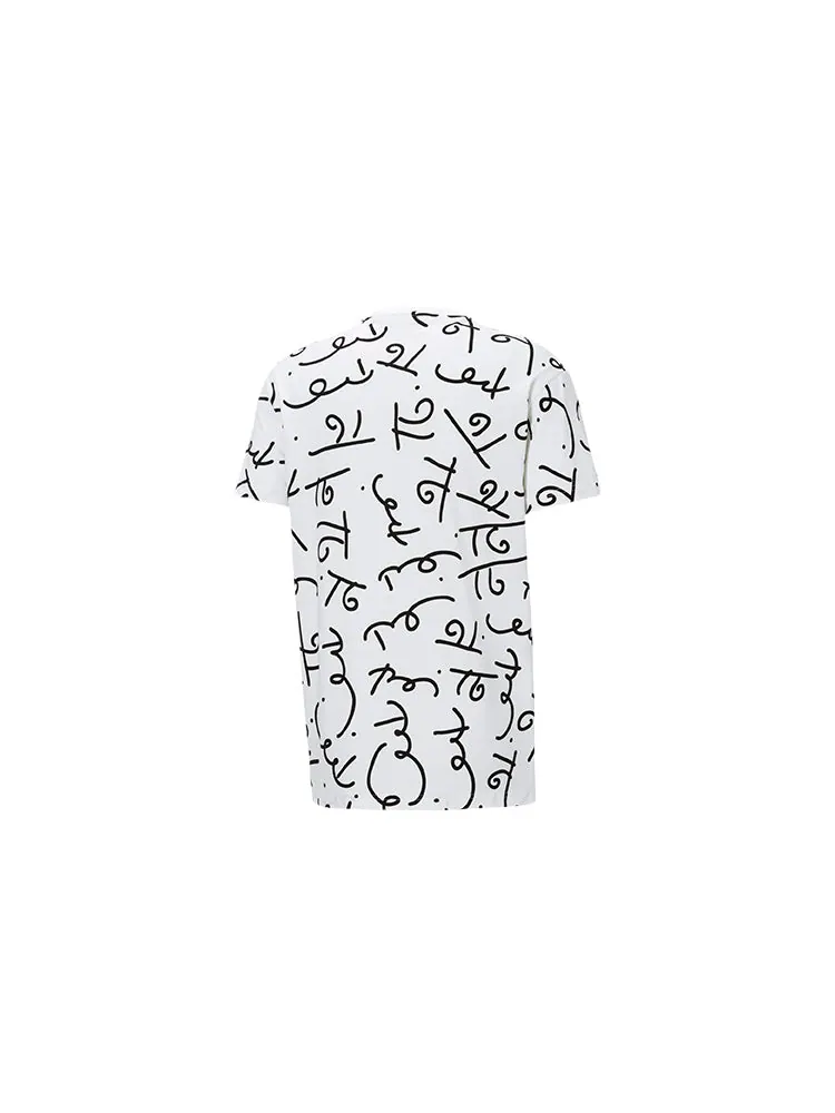 Футболка PUMA x BRITTO Unisex Graffiti Round-Neck White — изображение 2 из 4, белый