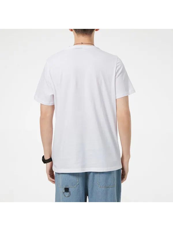 Футболка athleisure casual sports logo printing short sleeve white Puma — изображение 4 из 4, белый