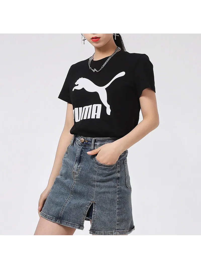 Футболка Puma Classics Set In Sleeve Women's — изображение 3 из 5, черный