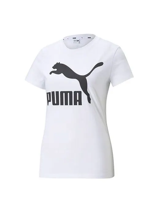 Футболка Puma Classics Set In Sleeve Women's — изображение 1 из 5, белый
