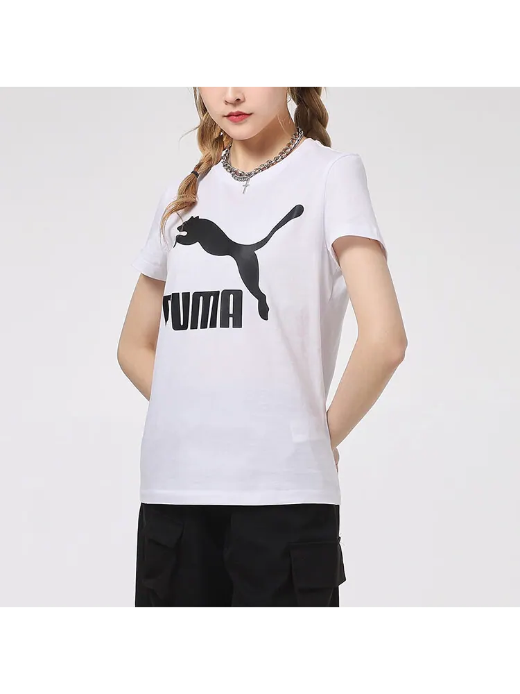 Футболка Puma Classics Set In Sleeve Women's — изображение 3 из 5, белый
