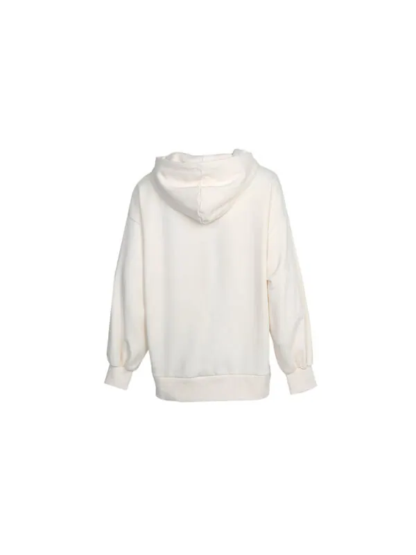 Толстовка classics oversized hoodie 'white' Puma — изображение 2 из 4, белый
