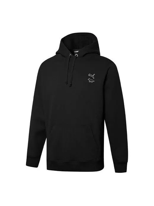 Толстовка PUMA x Maison Kitsune Unisex Printing Black — изображение 1 из 3, черный