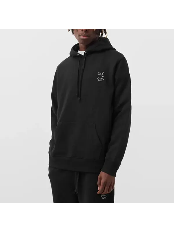 Толстовка PUMA x Maison Kitsune Unisex Printing Black — изображение 3 из 3, черный