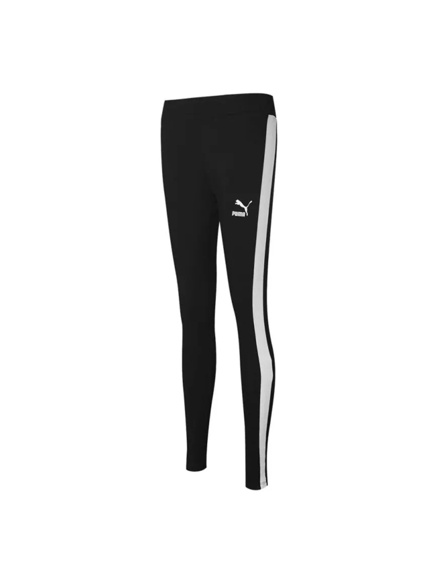 (WMNS) Спортивные штаны Puma Iconic T7 — изображение 1 из 4, черный