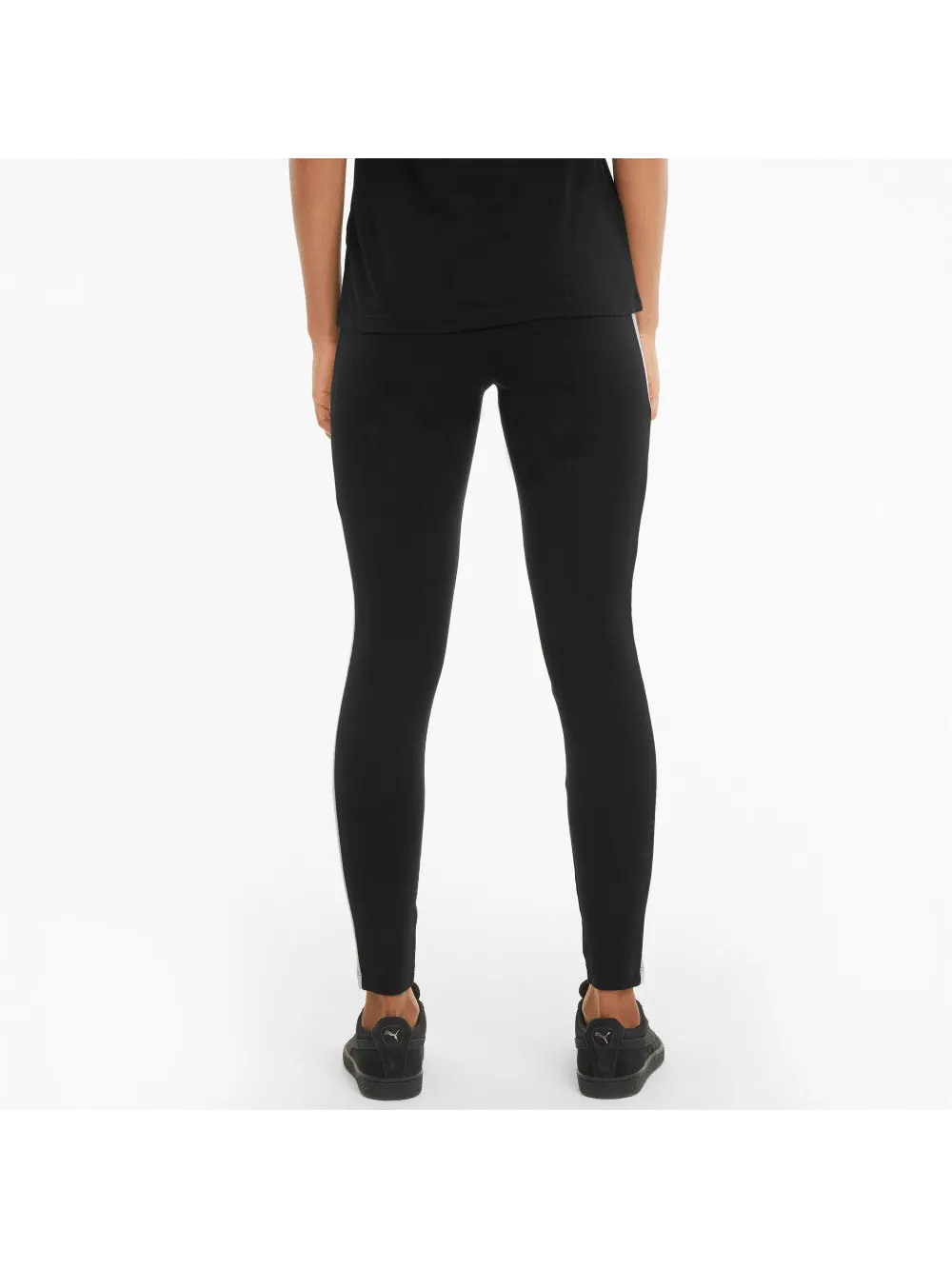 (WMNS) Спортивные штаны Puma Iconic T7 — изображение 4 из 4, черный