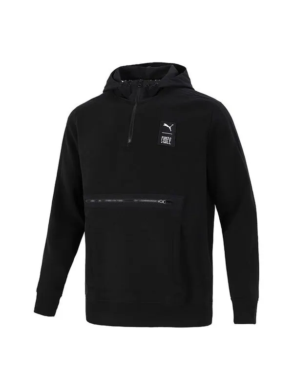 Толстовка x firstmile crossover splicing pocket sports training black Puma — изображение 1 из 4, черный