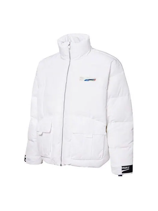 Куртка x roaringwild down jacket 'white' Puma — изображение 1 из 2, белый/синий