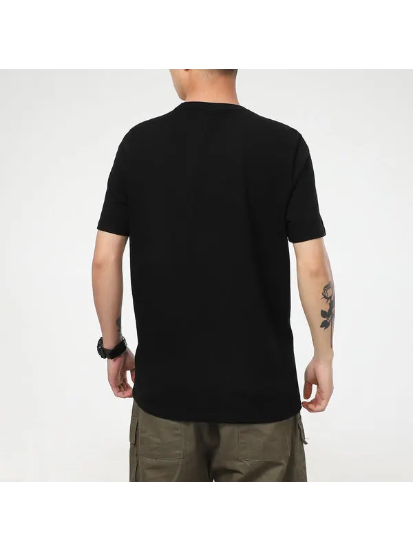 Футболка graphic summer t-shirt 'black' Puma — изображение 4 из 4, черный