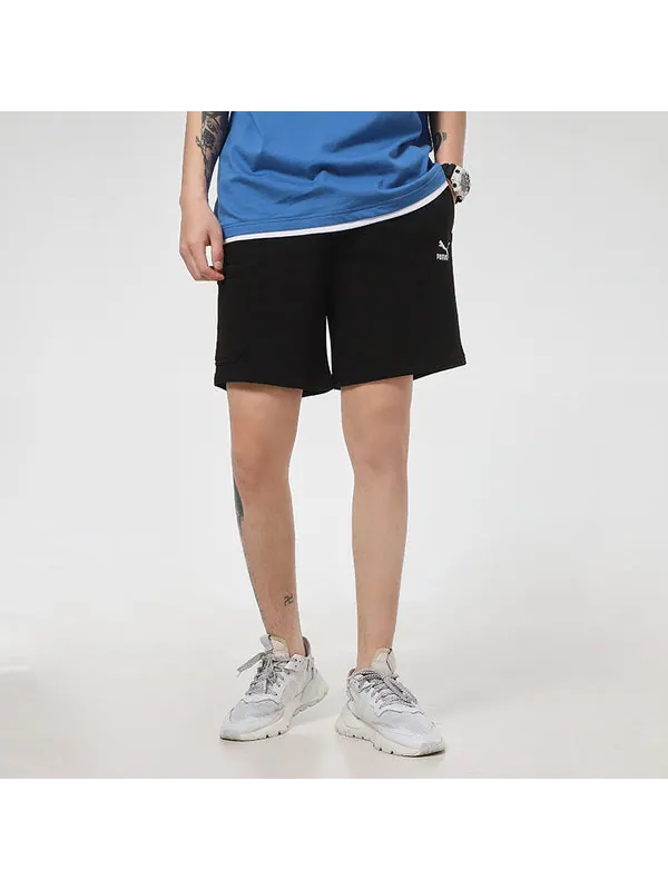 Шорты classics 8 shorts 'black' Puma — изображение 3 из 4, черный