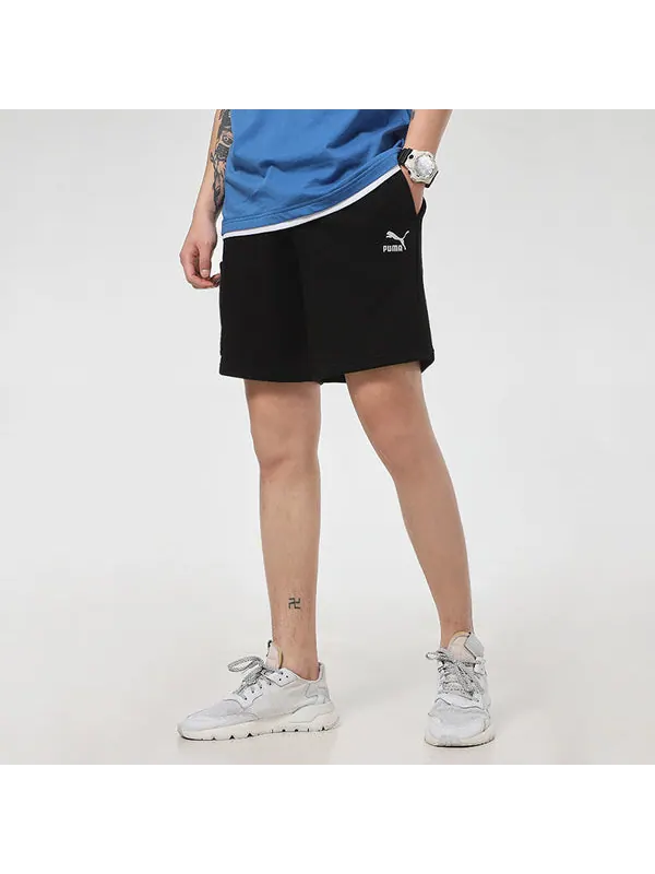 Шорты classics 8 shorts 'black' Puma — изображение 4 из 4, черный