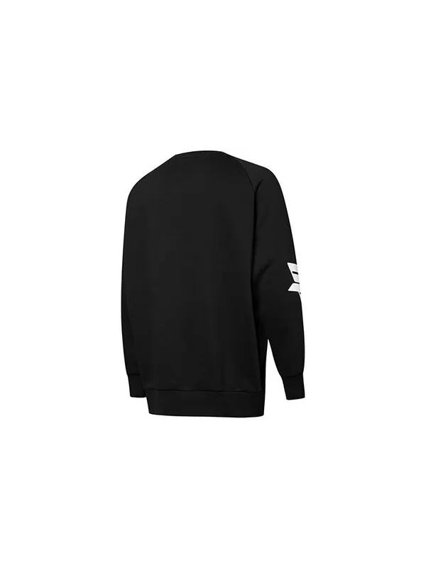 Толстовка logo printing round-neck sweatshirt black Puma — изображение 2 из 2, черный
