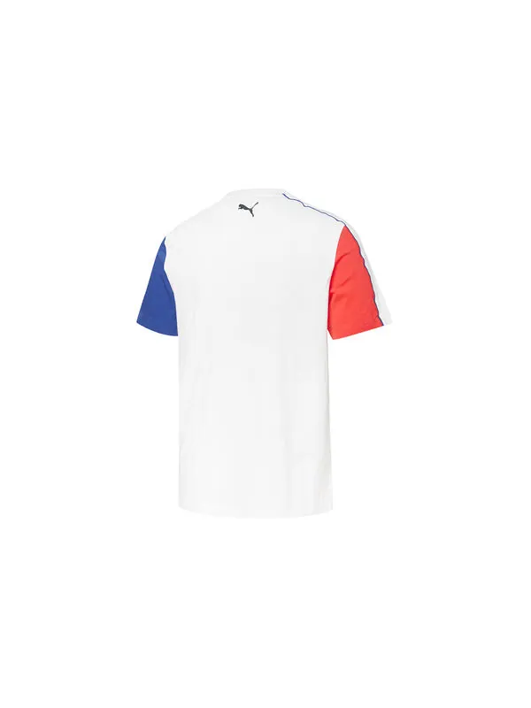 Футболка decor8 colour block t-shirt 'white' Puma — изображение 2 из 2, белый/синий/красный