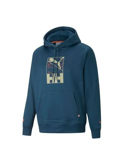 Толстовка x helly hansen crossover knit sports pullover couple style navy blue Puma — изображение 1 из 2, синий