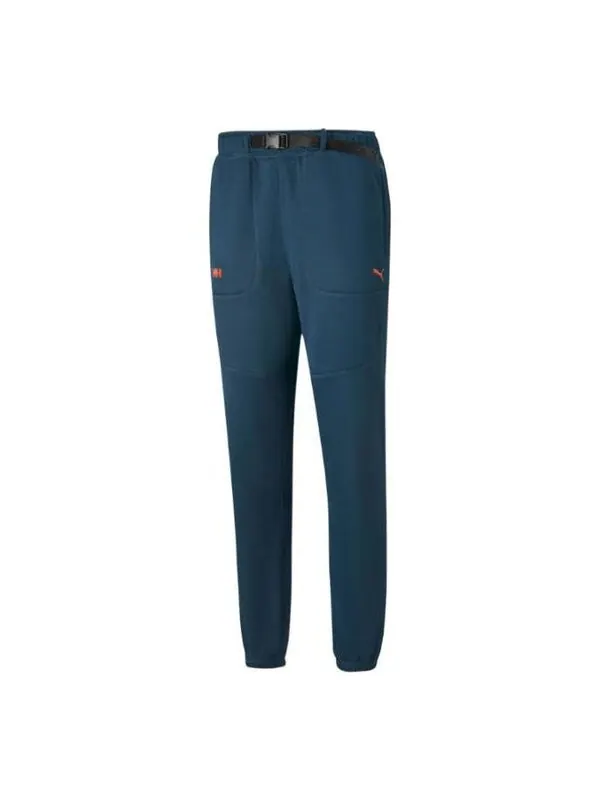 Брюки x helly hansen winter sweatpants 'blue' Puma — изображение 1 из 4, синий