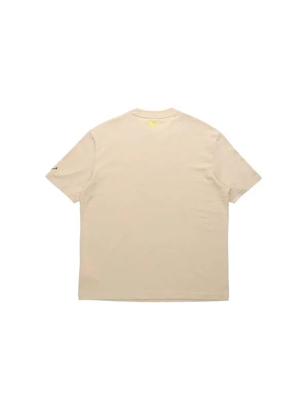 Футболка x smiley sports round-neck tee khaki Puma — изображение 2 из 2, хаки
