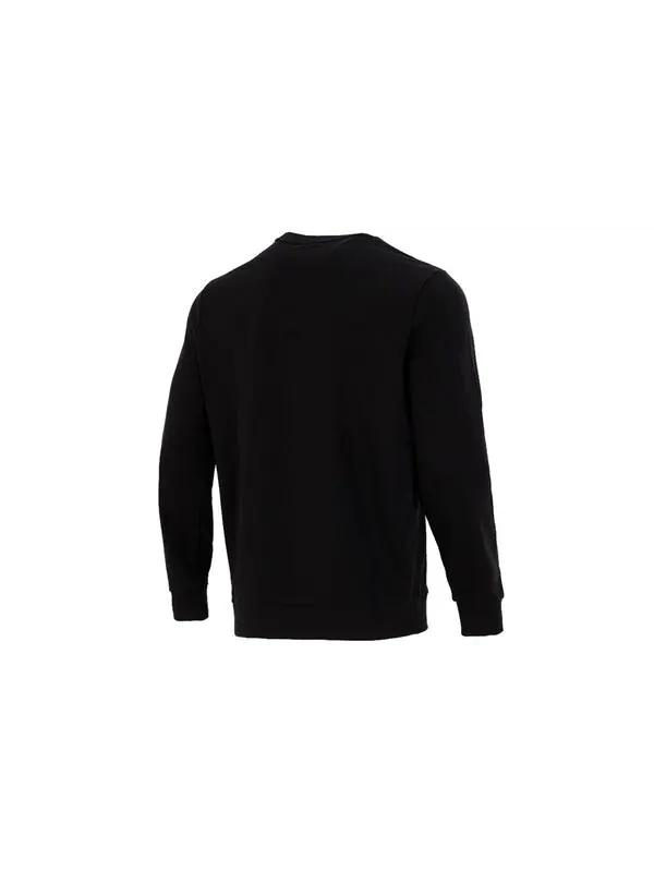 Толстовка logo printing sports round neck pullover black Puma — изображение 2 из 4, черный