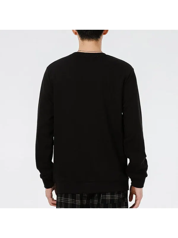 Толстовка logo printing sports round neck pullover black Puma — изображение 4 из 4, черный