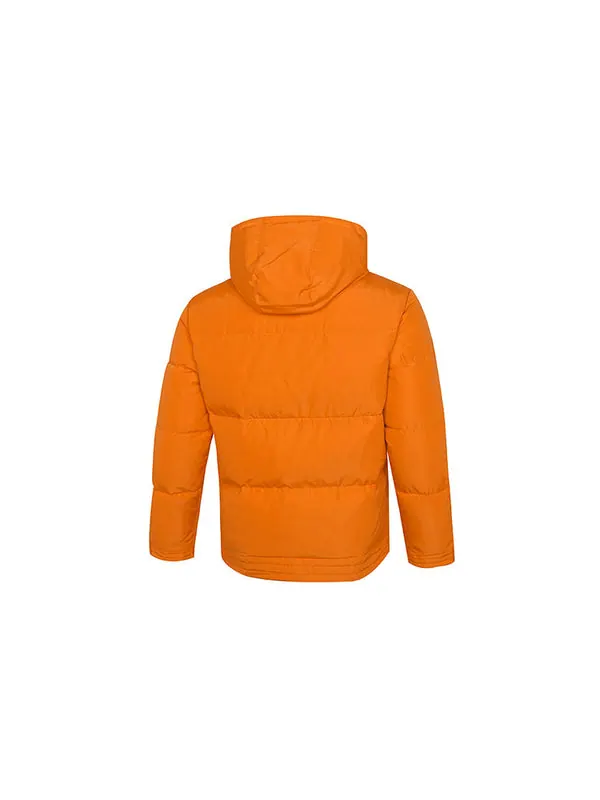 Куртка hoodie loose down jacket 'orange' Puma — изображение 2 из 4, оранжевый