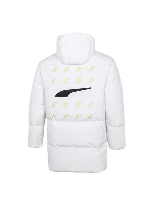 Куртка windproof down warm jacket 'white' Puma — изображение 1 из 4, белый/черный