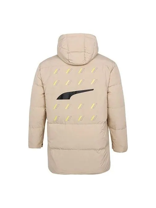 Куртка windproof down warm jacket 'beige' Puma — изображение 1 из 4, бежевый