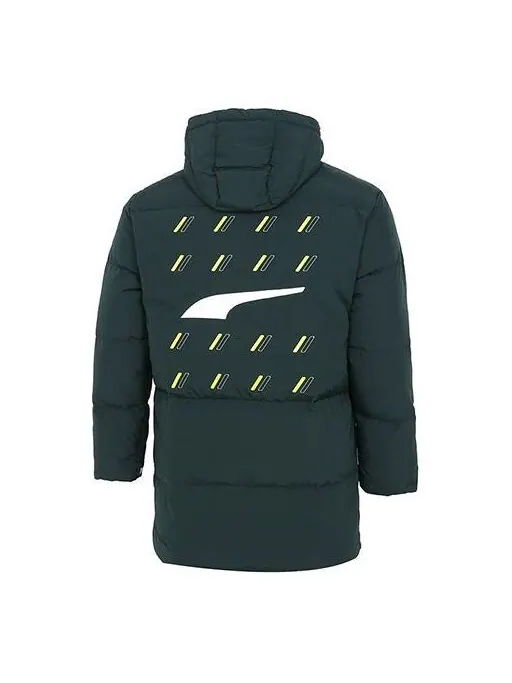 Куртка windproof down warm jacket 'green' Puma — изображение 1 из 4, зеленый