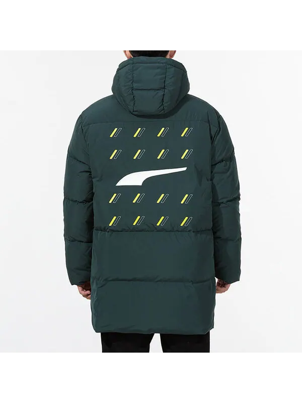 Куртка windproof down warm jacket 'green' Puma — изображение 4 из 4, зеленый