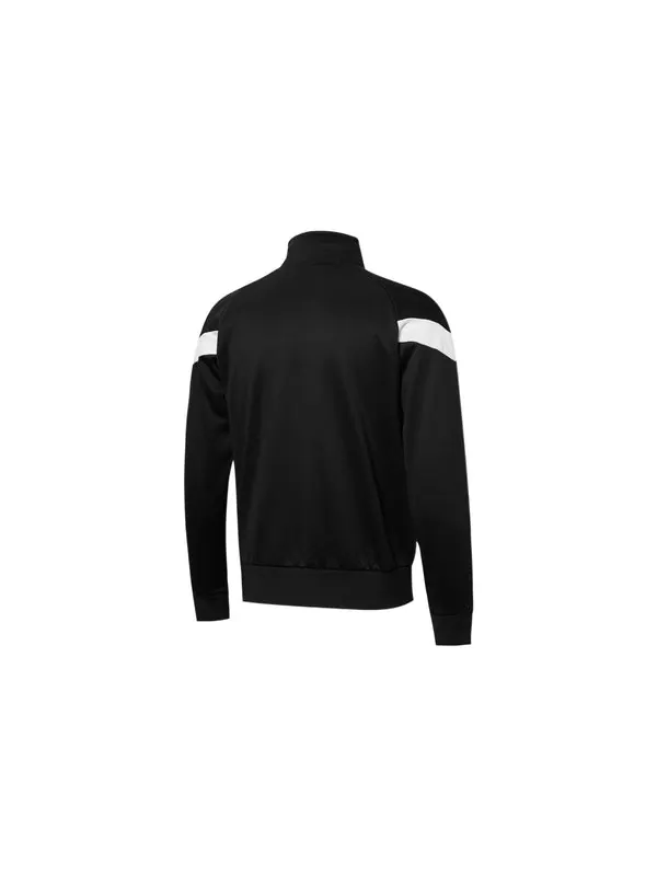 Куртка iconic mcs track jacket 'black' Puma — изображение 2 из 4, черный/белый