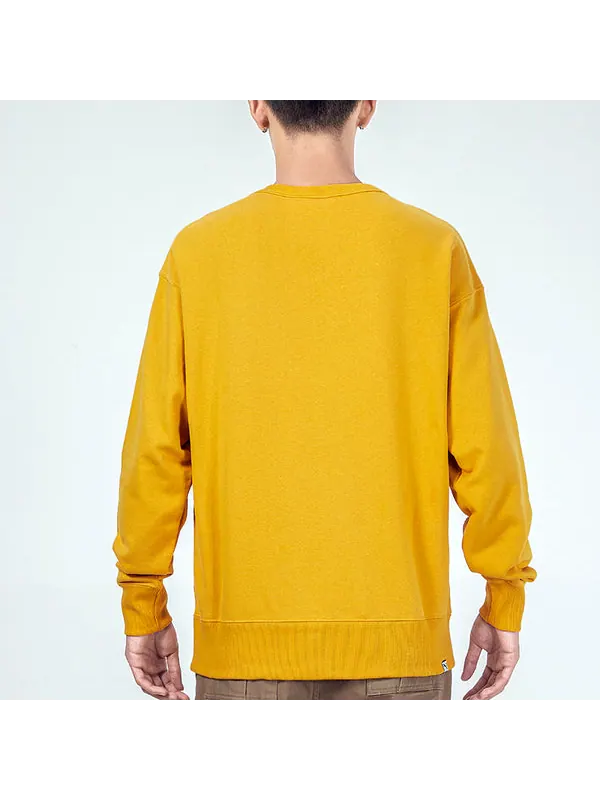Свитер small logo pocket sweatshirt 'yellow' Puma — изображение 3 из 4, желтый
