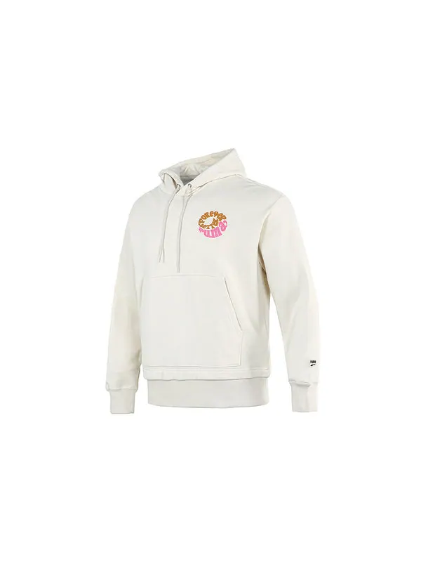Толстовка back logo printing sports white Puma — изображение 2 из 3, белый