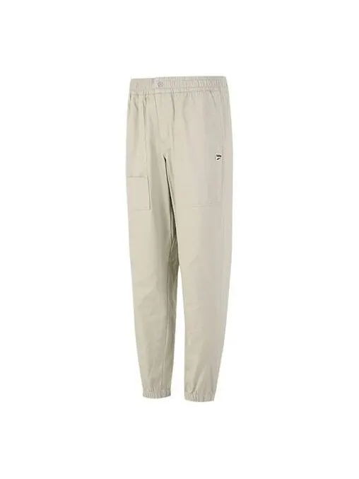 Брюки downtown twill pants 'beige' Puma — изображение 1 из 4, бежевый