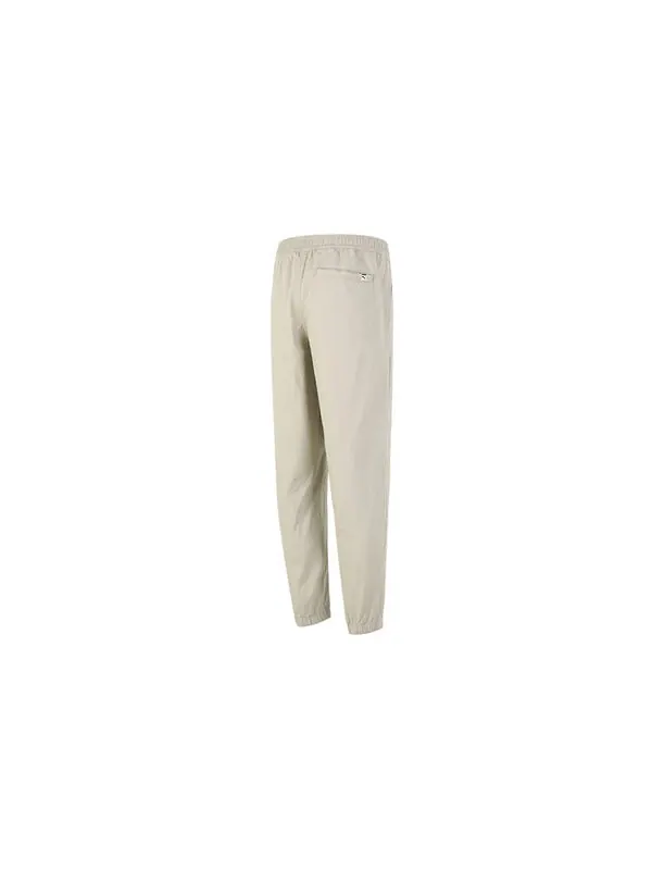Брюки downtown twill pants 'beige' Puma — изображение 2 из 4, бежевый