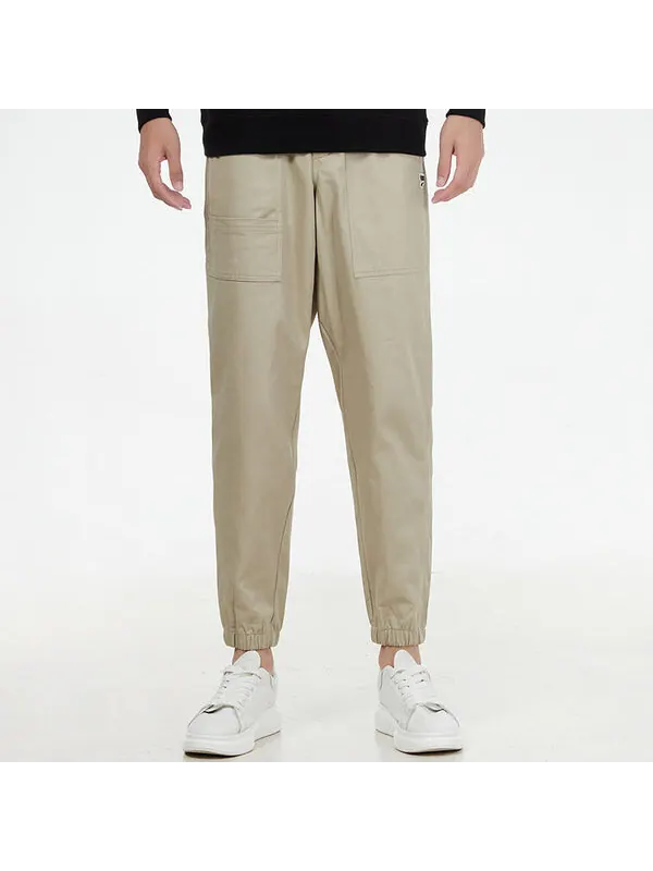 Брюки downtown twill pants 'beige' Puma — изображение 3 из 4, бежевый
