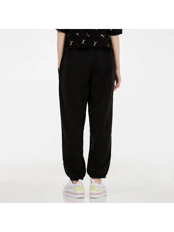 Брюки sports running breathable long pants black Puma — изображение 4 из 4, черный