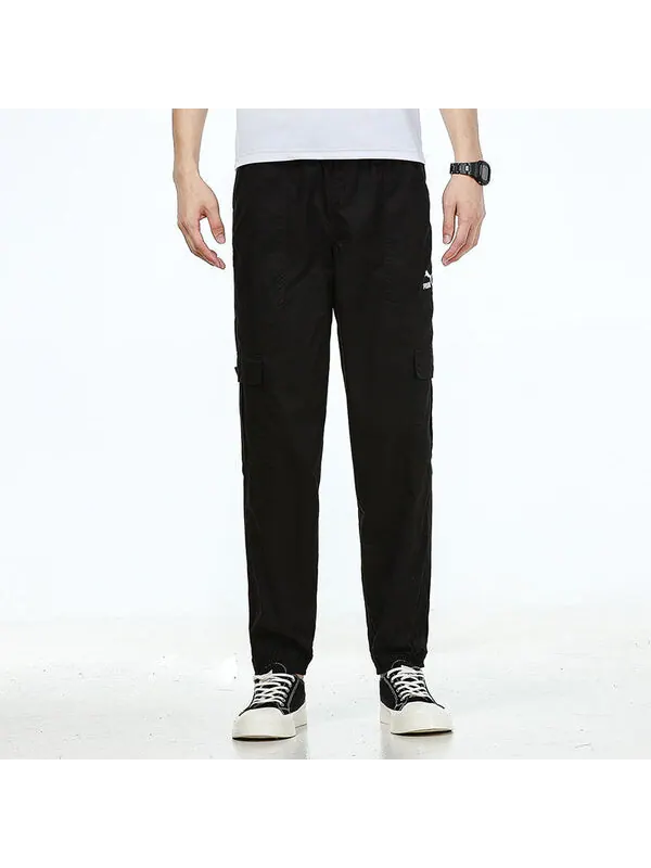 Брюки woven cargo bundle feet casual long pants black Puma — изображение 3 из 4, черный