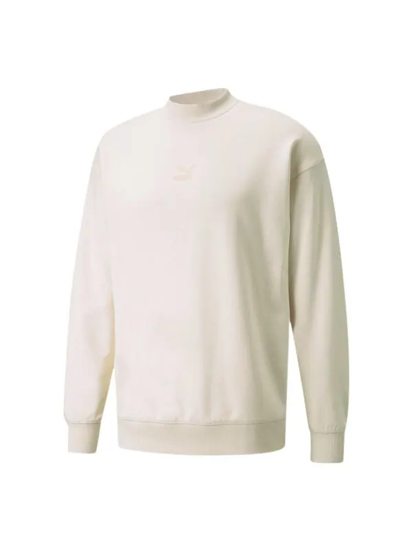 Куртка classics high crew neck sweater 'white' Puma — изображение 1 из 4, белый