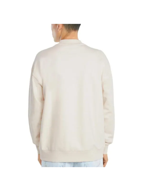 Куртка classics high crew neck sweater 'white' Puma — изображение 4 из 4, белый
