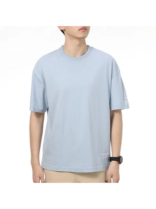 Футболка club t-shirt 'blue' Puma — изображение 3 из 4, синий