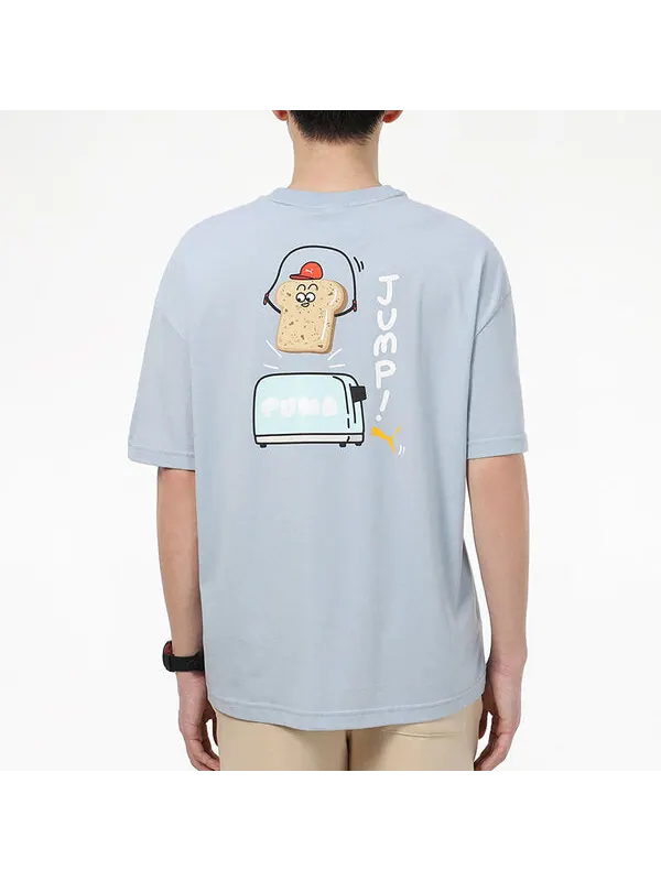 Футболка club t-shirt 'blue' Puma — изображение 4 из 4, синий