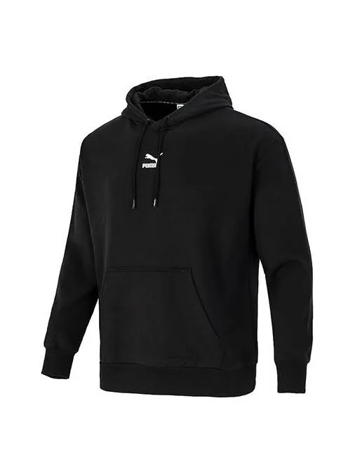 Толстовка logo printing knit sports black Puma — изображение 1 из 4, черный