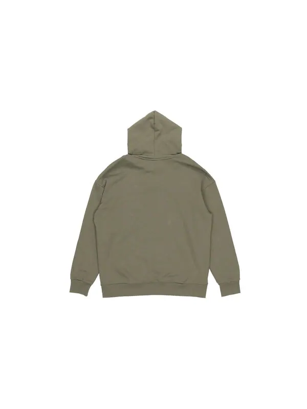 Толстовка logo printing knit sports green Puma — изображение 2 из 4, зеленый