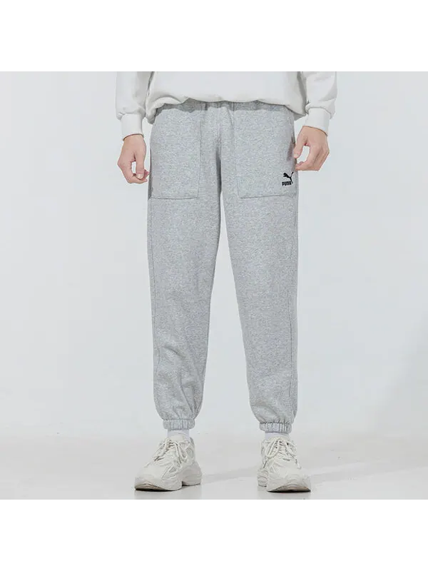 Брюки classics small logo trousers 'grey' Puma — 2