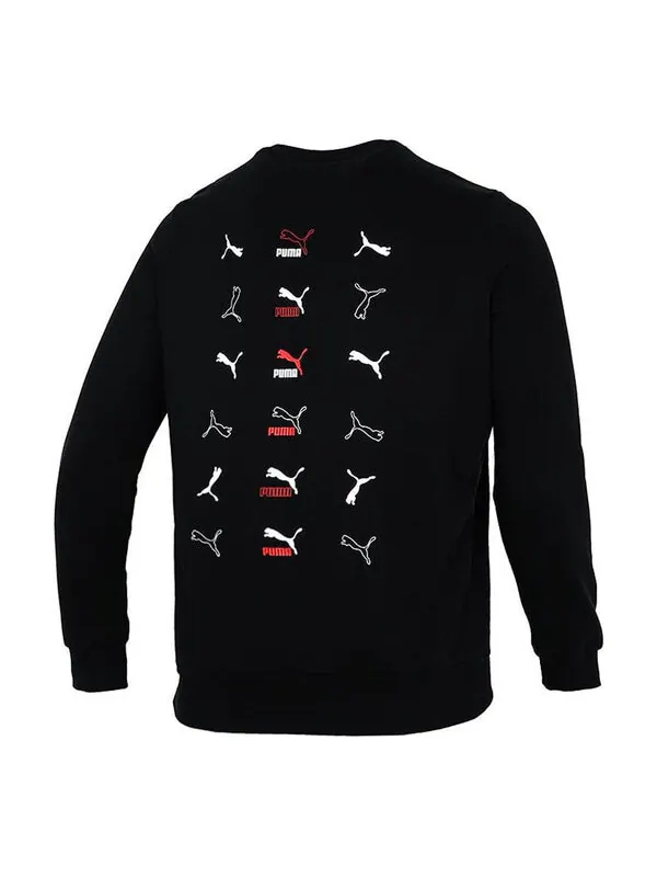 Куртка classics graphic long sleeve t-shirt 'black' Puma — изображение 1 из 4, черный