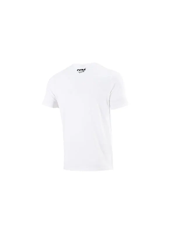 Футболка club graphic t-shirt 'white' Puma — изображение 2 из 4, белый