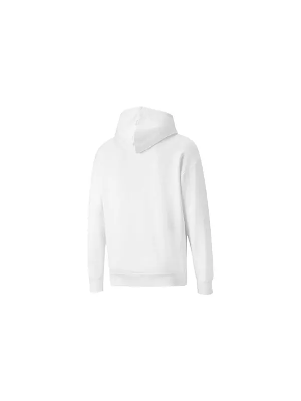 Толстовка PUMA Club Graphic Living Series Funny Printing Knit Sports White — изображение 2 из 4, белый