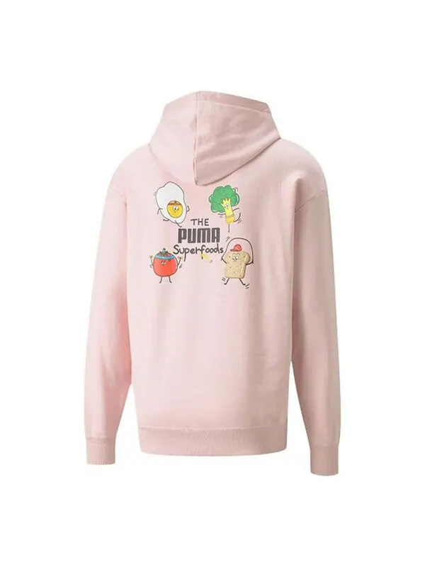 Толстовка club graphic living series funny printing knit sports pink red Puma — изображение 1 из 2, красный