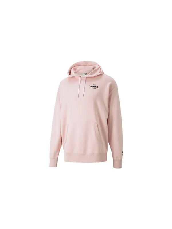 Толстовка club graphic living series funny printing knit sports pink red Puma — изображение 2 из 2, красный